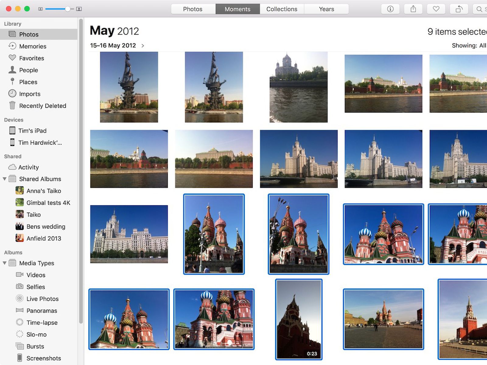 photos for mac import live photo